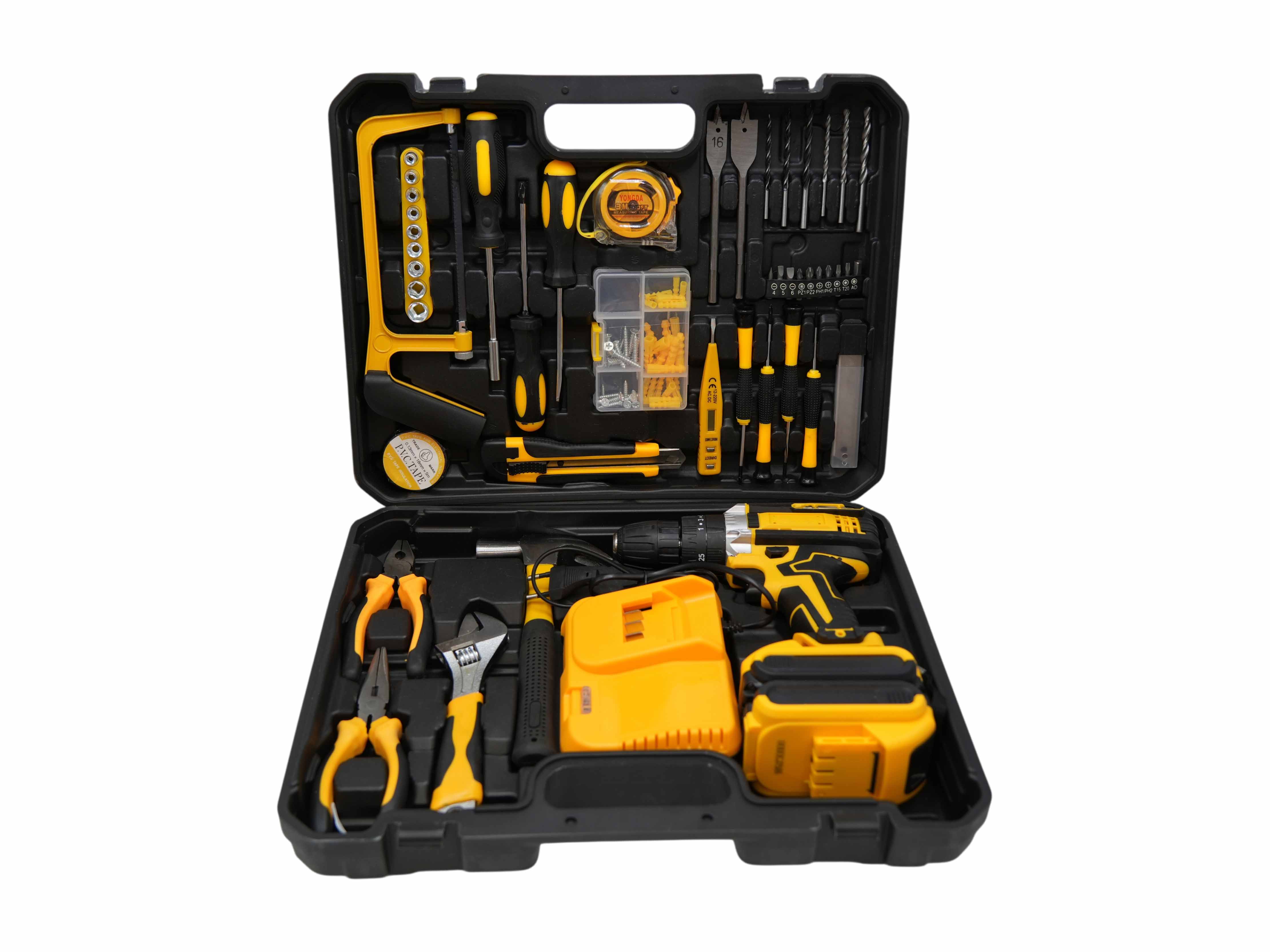 3-in-1 Lithium Battery Tool Set (10 cells 1300mAh batteries)